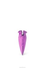 Loewe Women Flamenco Pocket in nappa calfskin 206XF295 Bright Purple - Image 4