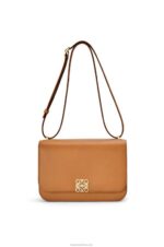 Loewe Women Goya bag in silk calfskin 206XF300 Warm Desert - Image 6