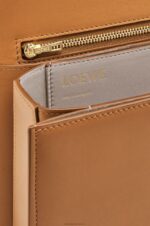 Loewe Women Goya bag in silk calfskin 206XF300 Warm Desert - Image 8