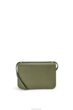 Loewe Women Goya bag in silk calfskin 206XF301 Avocado Green - Image 4