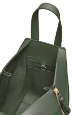 Loewe Women Hammock compact bag in satin calfskin 206XF461 Vintage Khaki - Image 7