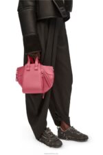 Loewe Women Hammock compact bag in satin calfskin 206XF488 Plumrose - Image 2