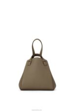 Loewe Women Hammock Nugget bag in soft grained calfskin 206XF500 Laurel Green