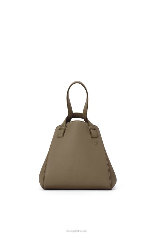 loewe_women_hammock_nugget_bag_in_soft_grained_calfskin_206xf500_laurel_green.jpg Loewe Women Hammock Nugget bag in soft grained calfskin 206XF500 Laurel Green - Image 1