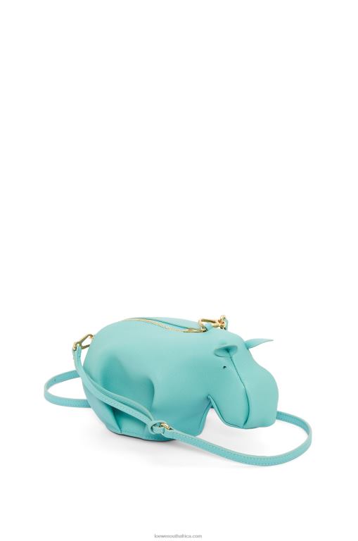 loewe_women_hippo_bag_in_classic_calfskin_206xf392_fresh_mint.jpg Loewe Women Hippo bag in classic calfskin 206XF392 Fresh Mint - Image 1
