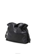 Loewe Women Large Flamenco clutch in nappa calfskin 206XF411 Black - Image 3