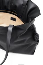Loewe Women Large Flamenco clutch in nappa calfskin 206XF411 Black - Image 5