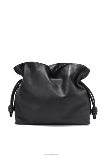 Loewe Women Large Flamenco clutch in nappa calfskin 206XF411 Black