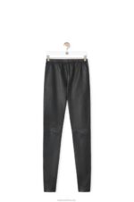 Loewe Women Leggings in nappa lambskin 206XF1145 Black - Image 5