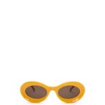 Loewe Women Loop sunglasses in acetate 206XF1456 Earth Yellow
