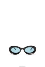 Loewe Women Loop sunglasses in acetate 206XF1457 Shiny Black