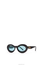 Loewe Women Loop sunglasses in acetate 206XF1457 Shiny Black - Image 3