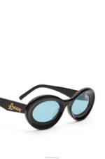 Loewe Women Loop sunglasses in acetate 206XF1457 Shiny Black - Image 5