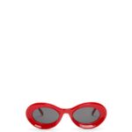 Loewe Women Loop sunglasses in acetate 206XF1458 Shiny Red