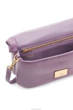 Loewe Women Mini Puffer Goya bag in shiny nappa lambskin 206XF322 Lavander - Image 7