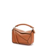 Loewe Women Mini Puzzle bag in classic calfskin 206XF214 Tan