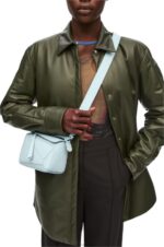 Loewe Women Mini Puzzle bag in satin calfskin 206XF264 Aquamarine - Image 2