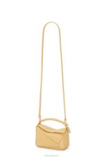 Loewe Women Mini Puzzle bag in soft grained calfskin 206XF234 Dark Butter - Image 6