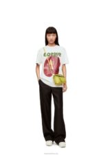Loewe Women Mini Puzzle Edge bag in satin calfskin 206XF211 Lime Yellow - Image 8