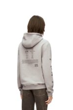 Loewe Women Moving Castle embroidered hoodie in cotton 206XF840 Grey - Image 6