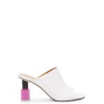 Loewe Women Nail polish mule in calfskin 206XF758 White/Pink