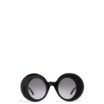 Loewe Women Oversized round sunglasses in acetate 206XF1481 Black