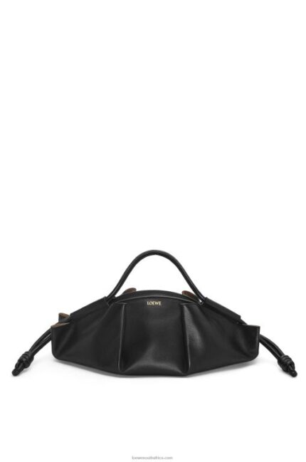 Loewe Women Paseo bag in shiny nappa calfskin 206XF538 Black