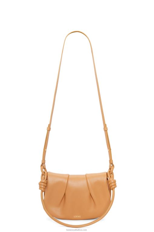 Loewe Women Paseo satchel in shiny nappa calfskin 206XF334 Warm Desert - Image 6
