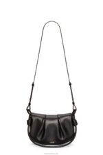 Loewe Women Paseo satchel in shiny nappa calfskin 206XF337 Black - Image 6