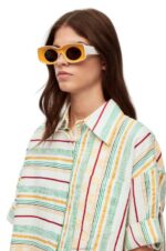 Loewe Women Paula's Ibiza original sunglasses 206XF1459 Dark Yellow - Image 5