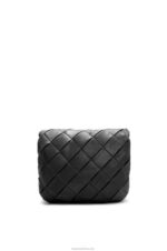 Loewe Women Puffer Goya in pleated shiny nappa lambskin 206XF384 Black - Image 6