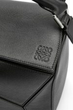 Loewe Women Puzzle bag in classic calfskin 206XF479 Black - Image 8