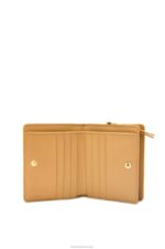 Loewe Women Puzzle compact zip wallet in classic calfskin 206XF1212 Angora/Dusty Beige - Image 2