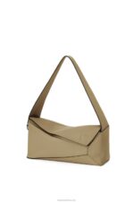 Loewe Women Puzzle Hobo bag in nappa calfskin 206XF458 Artichoke Green - Image 2