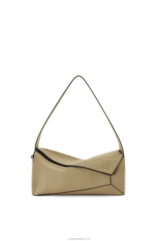 loewe_women_puzzle_hobo_bag_in_nappa_calfskin_206xf458_artichoke_green.jpg Loewe Women Puzzle Hobo bag in nappa calfskin 206XF458 Artichoke Green - Image 1