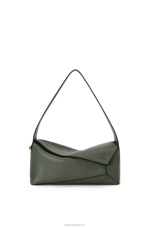 loewe_women_puzzle_hobo_bag_in_nappa_calfskin_206xf472_vintage_khaki.jpg Loewe Women Puzzle Hobo bag in nappa calfskin 206XF472 Vintage Khaki - Image 1