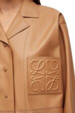 Loewe Women Pyjama blouse in nappa lambskin 206XF932 Toffee - Image 4