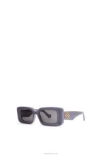 Loewe Women Rectangular sunglasses in acetate 206XF1477 Dusty Lilac - Image 3