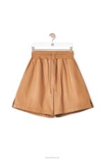 Loewe Women Shorts in nappa lambskin 206XF1123 Toffee - Image 5