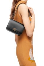 Loewe Women Small Goya bag in silk calfskin 206XF269 Black - Image 3