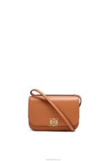 Loewe Women Small Goya bag in silk calfskin 206XF280 Tan