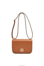 Loewe Women Small Goya bag in silk calfskin 206XF280 Tan - Image 6