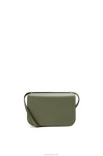 Loewe Women Small Goya bag in silk calfskin 206XF307 Avocado Green - Image 4