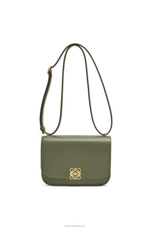 Loewe Women Small Goya bag in silk calfskin 206XF307 Avocado Green - Image 6