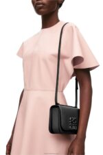 Loewe Women Small Goya bag in silk calfskin 206XF456 Black - Image 2