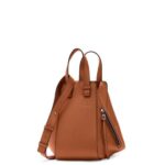 Loewe Women Small Hammock bag in classic calfskin 206XF469 Tan