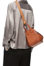 Loewe Women Small Hammock bag in classic calfskin 206XF469 Tan - Image 3