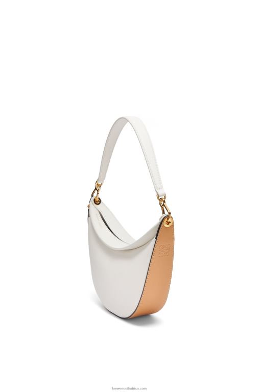 Loewe Women Small Luna bag in satin calfskin 206XF449 Soft White/Natural - Image 3