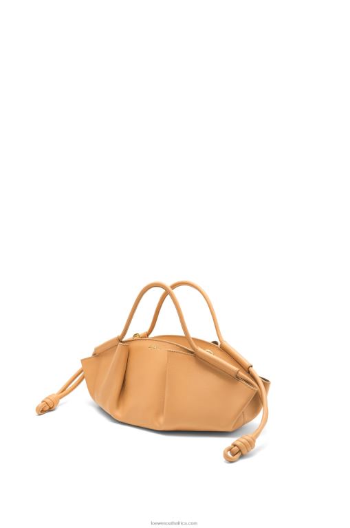 Loewe Women Small Paseo bag in shiny nappa calfskin 206XF418 Warm Desert - Image 4