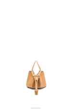 Loewe Women Small Paseo bag in shiny nappa calfskin 206XF418 Warm Desert - Image 5